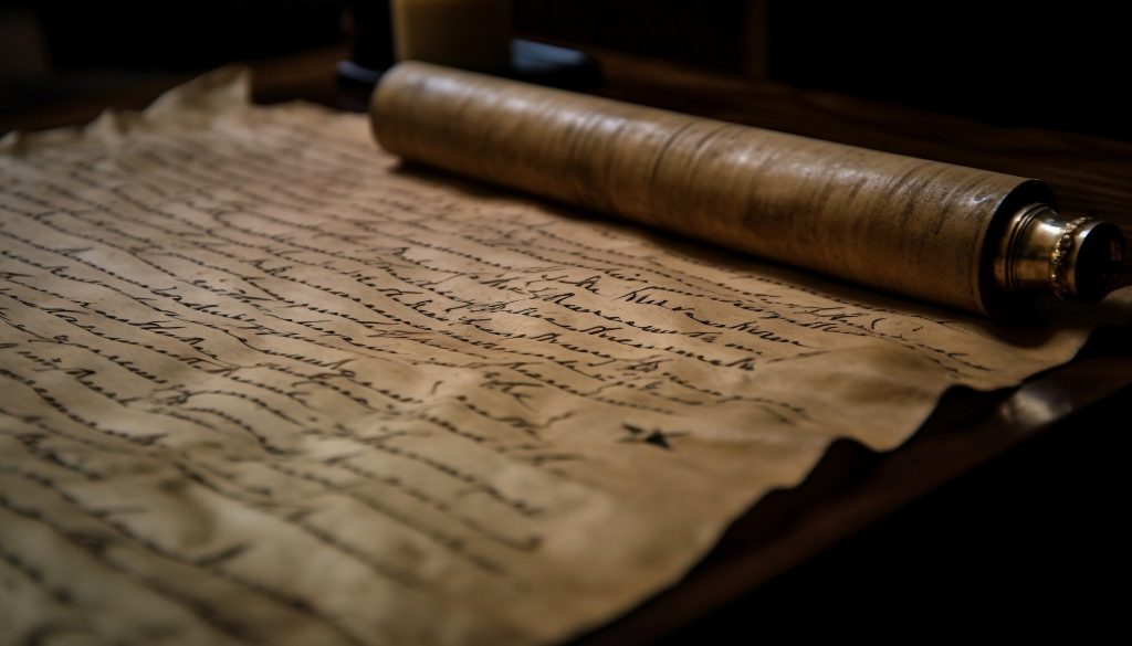 Document ancien d’archives utilisé pour la recherche généalogique